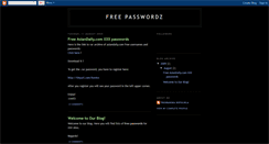 Desktop Screenshot of free-passwordz.blogspot.com