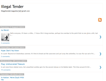 Tablet Screenshot of illegaltendermagazine.blogspot.com