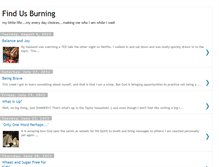 Tablet Screenshot of findusburning.blogspot.com