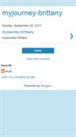 Mobile Screenshot of myjourney-brittany.blogspot.com