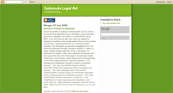 Desktop Screenshot of indonesialegalaid.blogspot.com