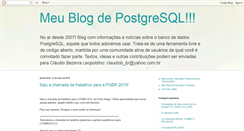 Desktop Screenshot of postgresqlbr.blogspot.com