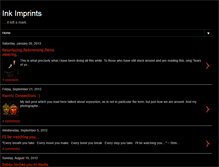 Tablet Screenshot of inkimprintsmark.blogspot.com