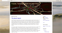 Desktop Screenshot of fractalfinance.blogspot.com