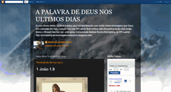 Desktop Screenshot of apalavradedeusnosultimosdias.blogspot.com