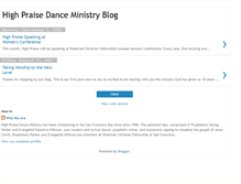 Tablet Screenshot of highpraisedance.blogspot.com