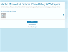 Tablet Screenshot of hotmarilynmonroepics.blogspot.com