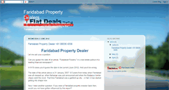 Desktop Screenshot of faridabadpropertydealer.blogspot.com