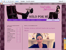 Tablet Screenshot of blogsolopormi.blogspot.com