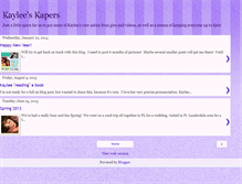 Tablet Screenshot of kayleejohns.blogspot.com