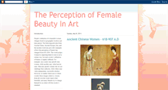 Desktop Screenshot of perceptionoffemalebeauty.blogspot.com