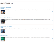 Tablet Screenshot of my-lesson-101.blogspot.com