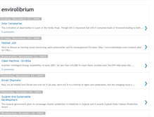 Tablet Screenshot of envirolibrium.blogspot.com
