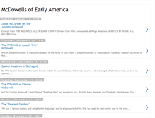 Tablet Screenshot of mcdowellhistory.blogspot.com