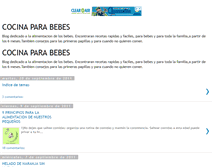 Tablet Screenshot of cocina-para-bebes.blogspot.com