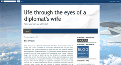 Desktop Screenshot of lifethrudeyesofdiplomat.blogspot.com