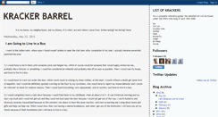 Desktop Screenshot of krackerbarrell.blogspot.com