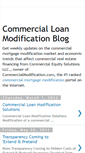 Mobile Screenshot of commercial-mortgage-modification.blogspot.com