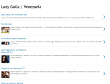 Tablet Screenshot of lady-gaga-venezuela.blogspot.com