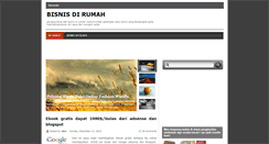 Desktop Screenshot of bisnisdirumah.blogspot.com