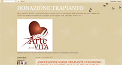 Desktop Screenshot of donazionetrapianto.blogspot.com