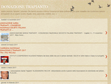 Tablet Screenshot of donazionetrapianto.blogspot.com