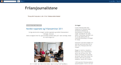 Desktop Screenshot of frilansjournalistene.blogspot.com