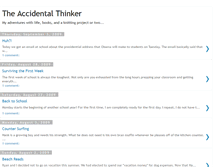 Tablet Screenshot of accidentalthinker.blogspot.com