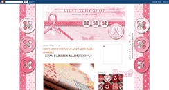 Desktop Screenshot of lilstitchyshop.blogspot.com