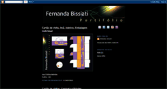 Desktop Screenshot of fernandabissiati.blogspot.com