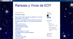 Desktop Screenshot of elotroyo-rarezas-vivos.blogspot.com