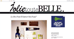 Desktop Screenshot of jolietoutebelle.blogspot.com