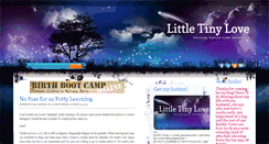 Desktop Screenshot of littletinylove.blogspot.com