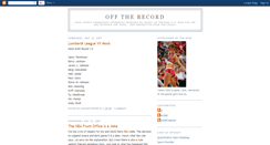 Desktop Screenshot of offtherecordsports.blogspot.com