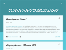 Tablet Screenshot of contatudodireitinho.blogspot.com