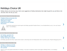 Tablet Screenshot of holiday-choices.blogspot.com