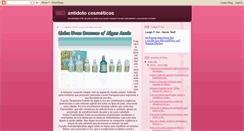 Desktop Screenshot of antidotocosmeticos.blogspot.com