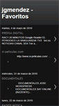 Mobile Screenshot of favoritosjgmendez.blogspot.com