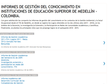 Tablet Screenshot of informes-de-gestion-academica.blogspot.com