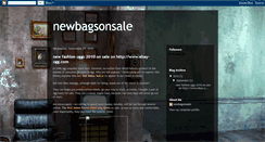 Desktop Screenshot of newbagsonsale.blogspot.com