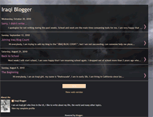 Tablet Screenshot of iraqiblogger2010.blogspot.com