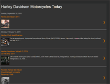 Tablet Screenshot of harleydavidsonmotorcyclestoday.blogspot.com