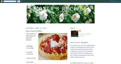 Desktop Screenshot of mollysrecipes.blogspot.com