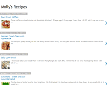 Tablet Screenshot of mollysrecipes.blogspot.com