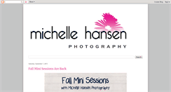 Desktop Screenshot of michellehansenphotography.blogspot.com