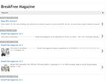 Tablet Screenshot of en-breakfree-magazine.blogspot.com