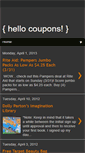 Mobile Screenshot of hellocoupons.blogspot.com