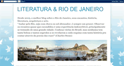 Desktop Screenshot of literaturaeriodejaneiro.blogspot.com