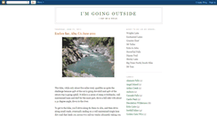 Desktop Screenshot of imgoingoutside.blogspot.com