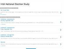 Tablet Screenshot of irishelectionstudy.blogspot.com